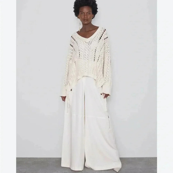 Zara oversized crochet sweater - Picture 3 of 9